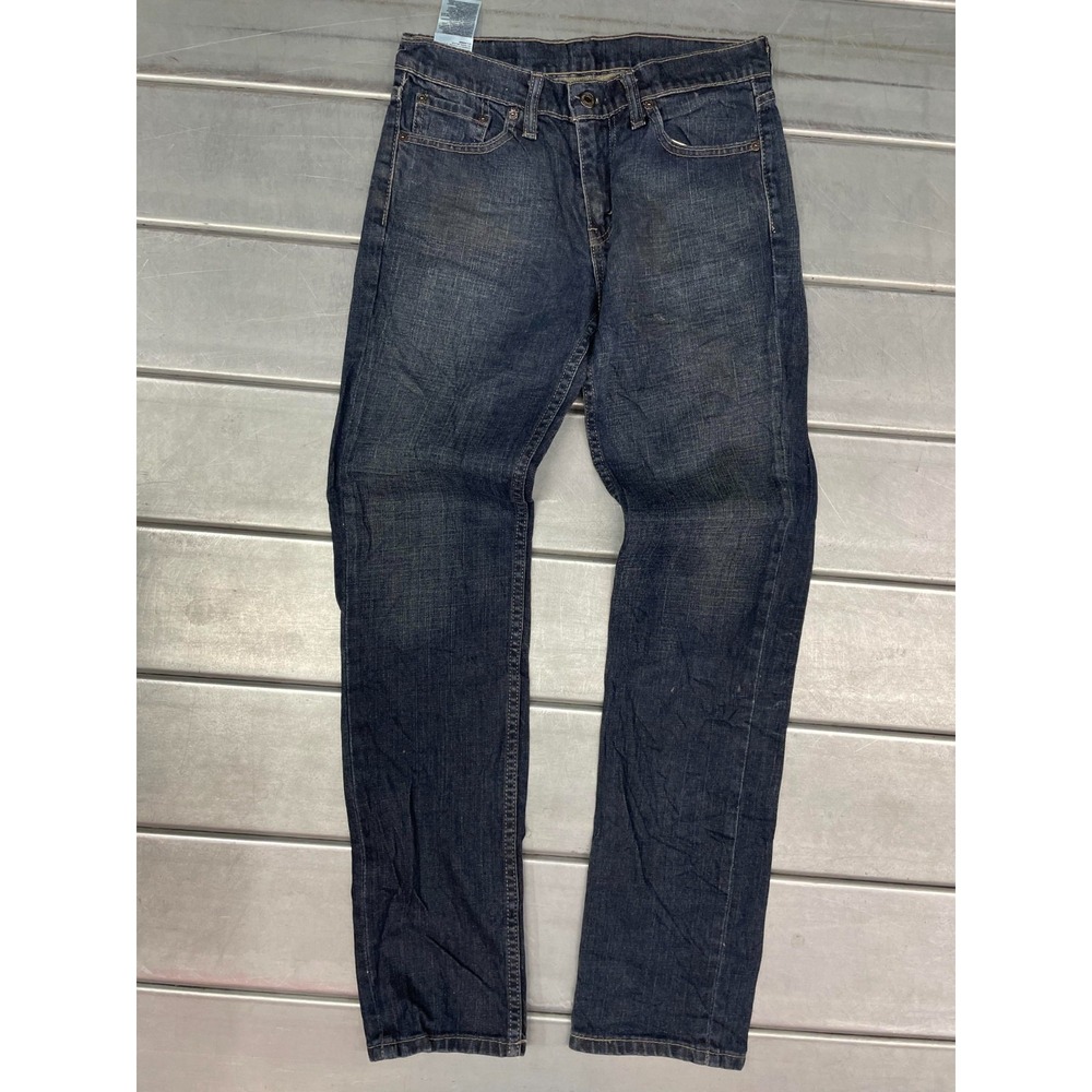 Levis 511 Jeans Mens 29X32 Blue Dark Wash Denim Slim Straight Leg